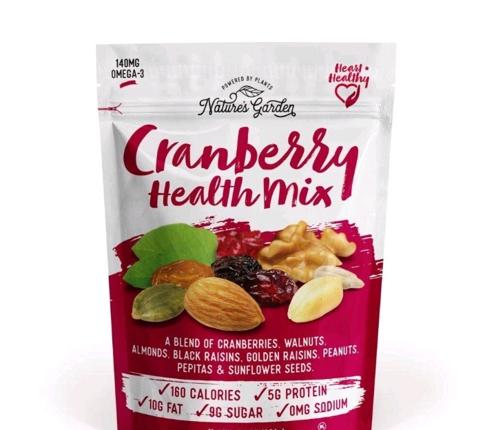 Product Mix Frutos Secos Cranberry Natures Garden 34g Image